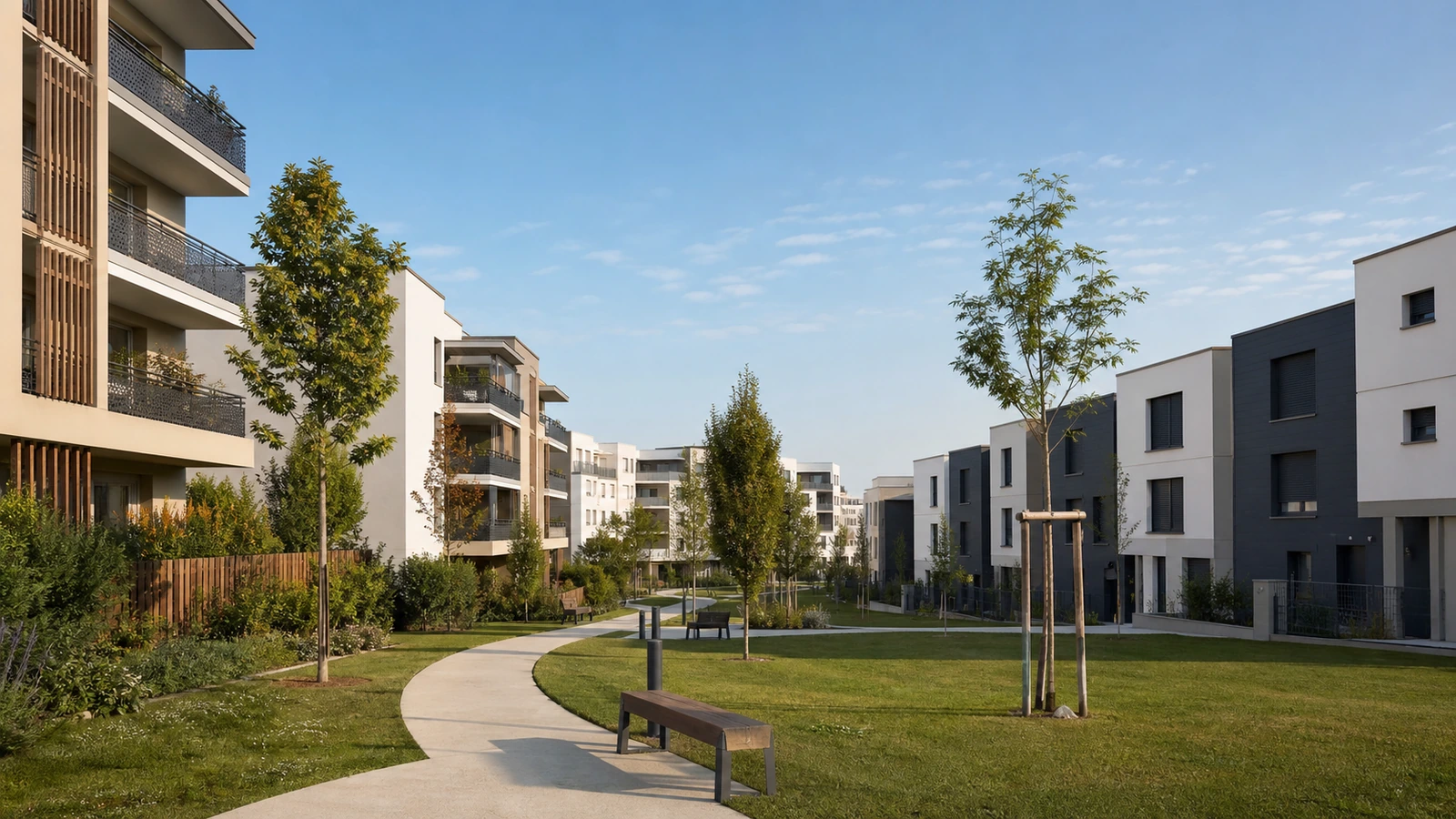 Illustration éditoriale sur la solidarité et le renouvellement urbains — image 1
